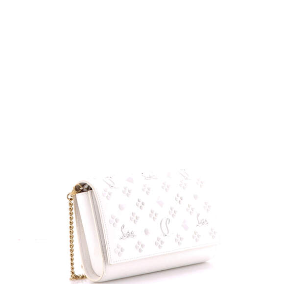 Christian Louboutin Small Paloma Clutch Embellished Leather - Picture 2 of 7